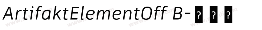 ArtifaktElementOff B字体转换 ArtifaktElementOff B字体转换